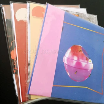 

10Pcs/Bag PVC Double-sided Record Protective Sleeves Flat Open Top Bag Cover for 12'' Double LP 2LP Vinyl Records Drop Shipping