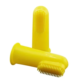 

Super Soft Pet Finger Toothbrush Teddy Dog Brush Addition Bad Breath Tartar Teeth Care Dog Cat Cleaning Supplies