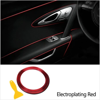 

Car Central Control Door Decoration Dashboard Strip For Ford Focus 2 1 Fiesta Mondeo 4 3 Transit Fusion Ranger Mustang KA S-max