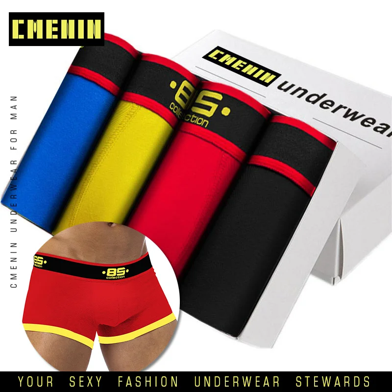 4 шт./лот, Ropa interior masculina, боксеры, нижнее белье для мужчин, боксеры Homme, хлопковое Мужское нижнее белье, боксеры, шорты, мужские боксеры, сексуальные боксеры, шорты