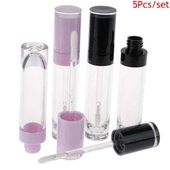 

5ml 5Pcs/set Empty Lip Gloss Tube Container Balm Tubes Makeup Lipstick Bottle