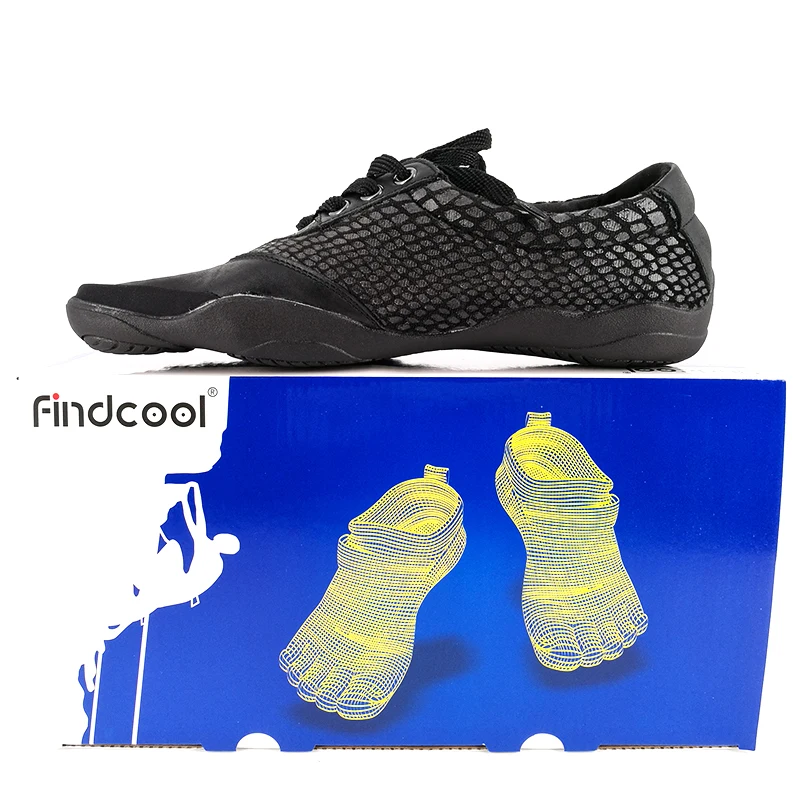 Findcool кожи пять 5 пальцев на открытом воздухе треккинговые ботинки с нескользящей