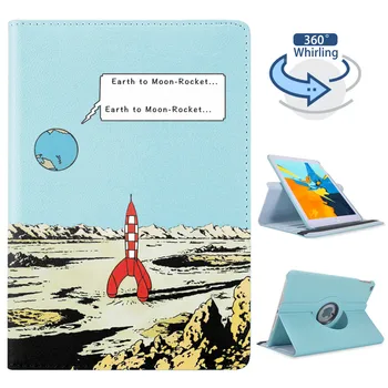 

Spacecraft 360° Rotating Leather Stand Case For iPad Mini 1 2 3 Tablet Covers Protective For 2020 iPad Pro 11 Funda Air 1 2 Case
