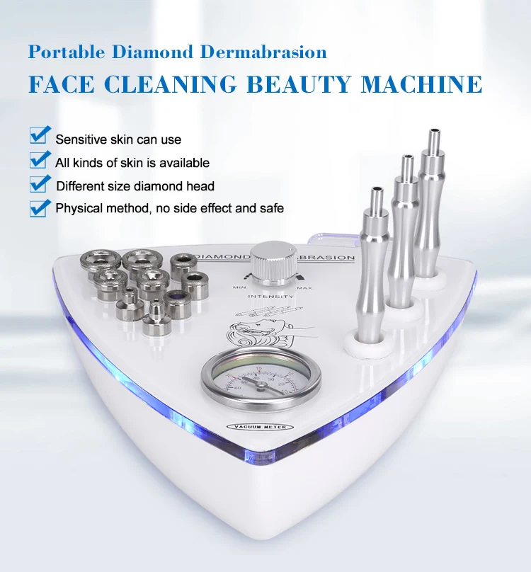 Portable super crystal    skin care  diamond microdermabrasion   Facial  peeling  Beauty  Tools