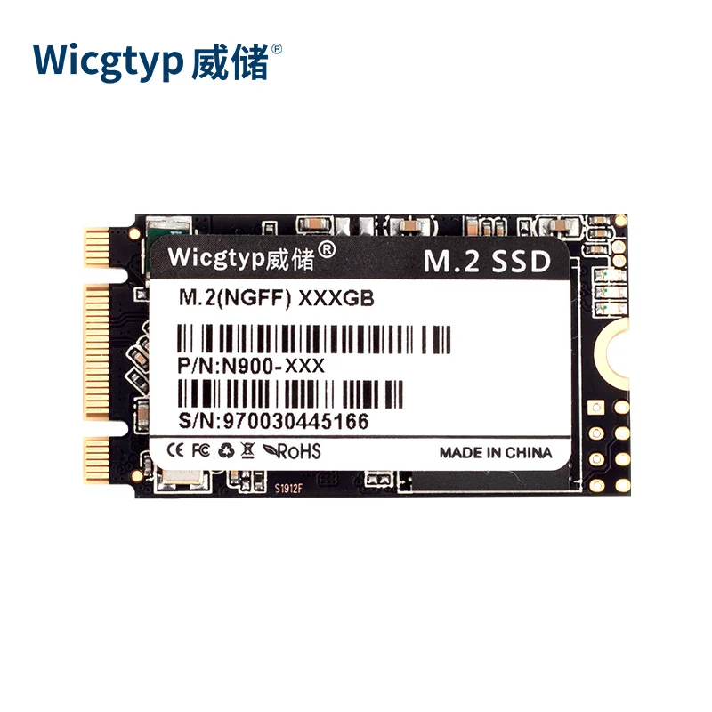 Wicgtyp M.2 SSD 256 ГБ M2 SATA NGFF 2242 HDD для компьютера ноутбука Smartbook 133t|Внутренние