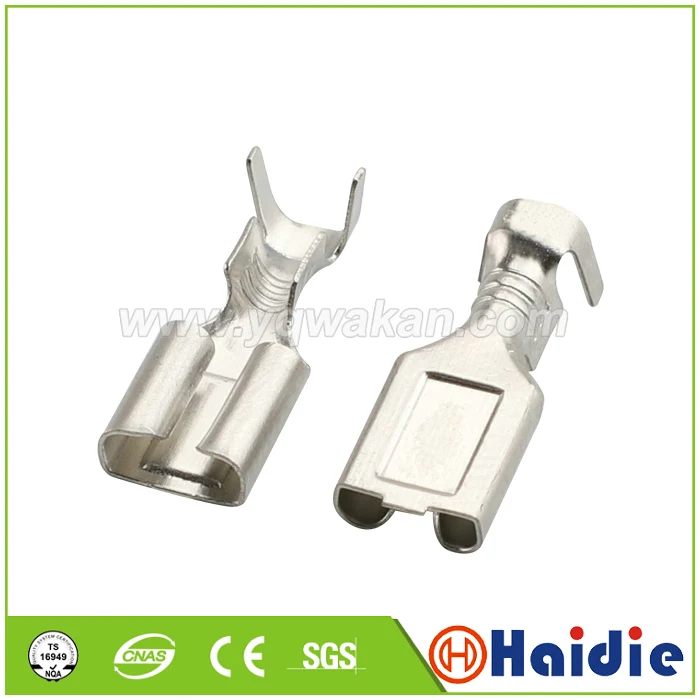 

50pcs terminal auto wiring terminals contacts crimp pin loose Tin-plated terminals DJ626A-D4.8x0.8A