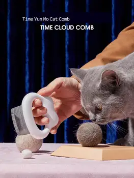 

Cat Hair Cleaner Shell Shape Removal Brush Cat Comb Cloud-like Comfort Experience Skin Care Is Not Easy To Break Pet Products
