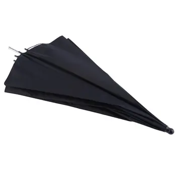 

1pcs 83cm 33\" Photo Studio Flash Light Grained Black Silver Umbrella Reflective Reflector Wholesale ACEHE 26.7cm X 2.5cm