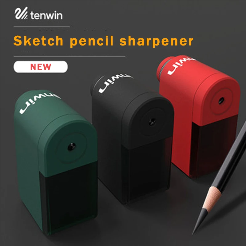 Tenwin 8029 Sketch Hand Crank Rotary Pencil Sharpener Manual Pencil Charcoal Cutter School Mechanical Sharpener Knife Stationery Pencil Sharpeners Aliexpress