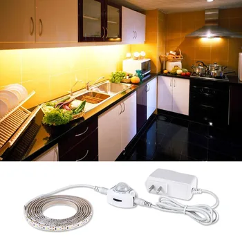 

LED Under Cabinet Lights with PIR Motion Sensor Closet Light LED Strip 12V Cupboard Wardrobe Bedroom Kitchen Light Night Lamp