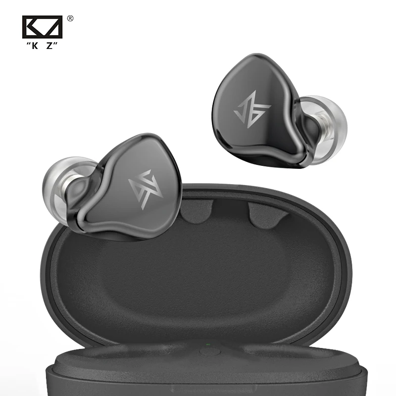 KZ Bluetooth 5,0 S1/S1D TWS Беспроводные сенсорные контроллеры, динамические/гибридные наушники, гарнитура с шумоподавлением, спортивные наушники