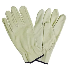 Gants en cuir de peau de cochon pour hommes, qualité BC, sécurité au travail, réparation mécanique, gants de jardinage