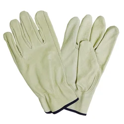Gants en cuir de peau de cochon pour hommes, qualité BC, sécurité au travail, réparation mécanique, gants de jardinage 