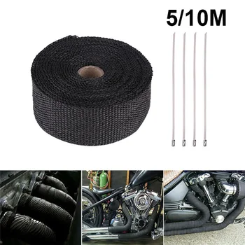 

Motorcycle Exhaust Thermal Tape Heat Shield Cover For HONDA X11 CB500X SH 125I HORNET CB600F PCX 125 X4 GROM MSX125 CBR250R