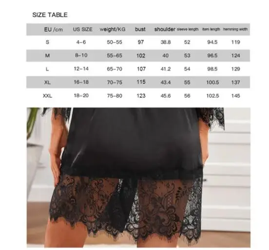 Silk Bride Robes Monochrome Lace Satin Bridesmaid Gifts Women Sleepwear