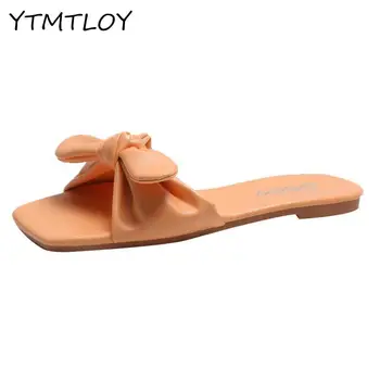 

Open Toe Butterfly-knot Women Summer Slippers Flip Flops Female Outside Beach Shoes Lady Casual Slides Zapatillas De Mujer