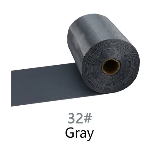 25Meters/Roll 8cm/10cm/15cm Silk Satin Ribbons DIY Wedding Chair Sashes Christmas Gift Wrapping Decoration Silk Ribbons Ruban 32-Gray