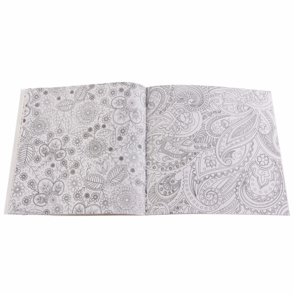 1 PCS 12Pages Mandalas Flower Coloring Book For Children Adult Relieve Stress Kill Time Graffiti Painting Drawing Art Book 1 PCS 12Pages Mandalas Flower Coloring Book For Children Adult Relieve Stress Kill Time Graffiti Painting Drawing Art Book