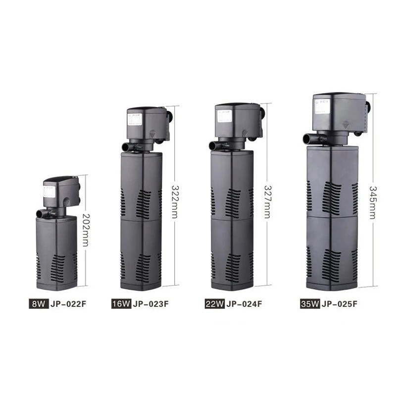 Фильтр для аквариума, внутренний фильтр 3-в-1 мульти-Функция насос аквариума JP-022F/JP-023F