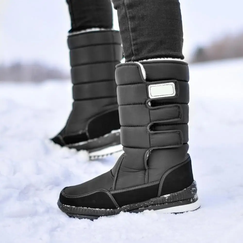 Snowboots Winter Sneeuw Schoenen Mannen Snowboots Waterdicht Verdikte  Winter Outdoor Laarzen Voor Besneeuwde Dagen Skiën Vissen 3  kleuren|Sneeuwlaarzen| - AliExpress