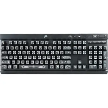 

RGB 104 Keycaps ANSI Layout OEM ABS Source Code Shot Backlit Keycap For Corsair K70 K65 K95 RGB Mechanical Keyboard