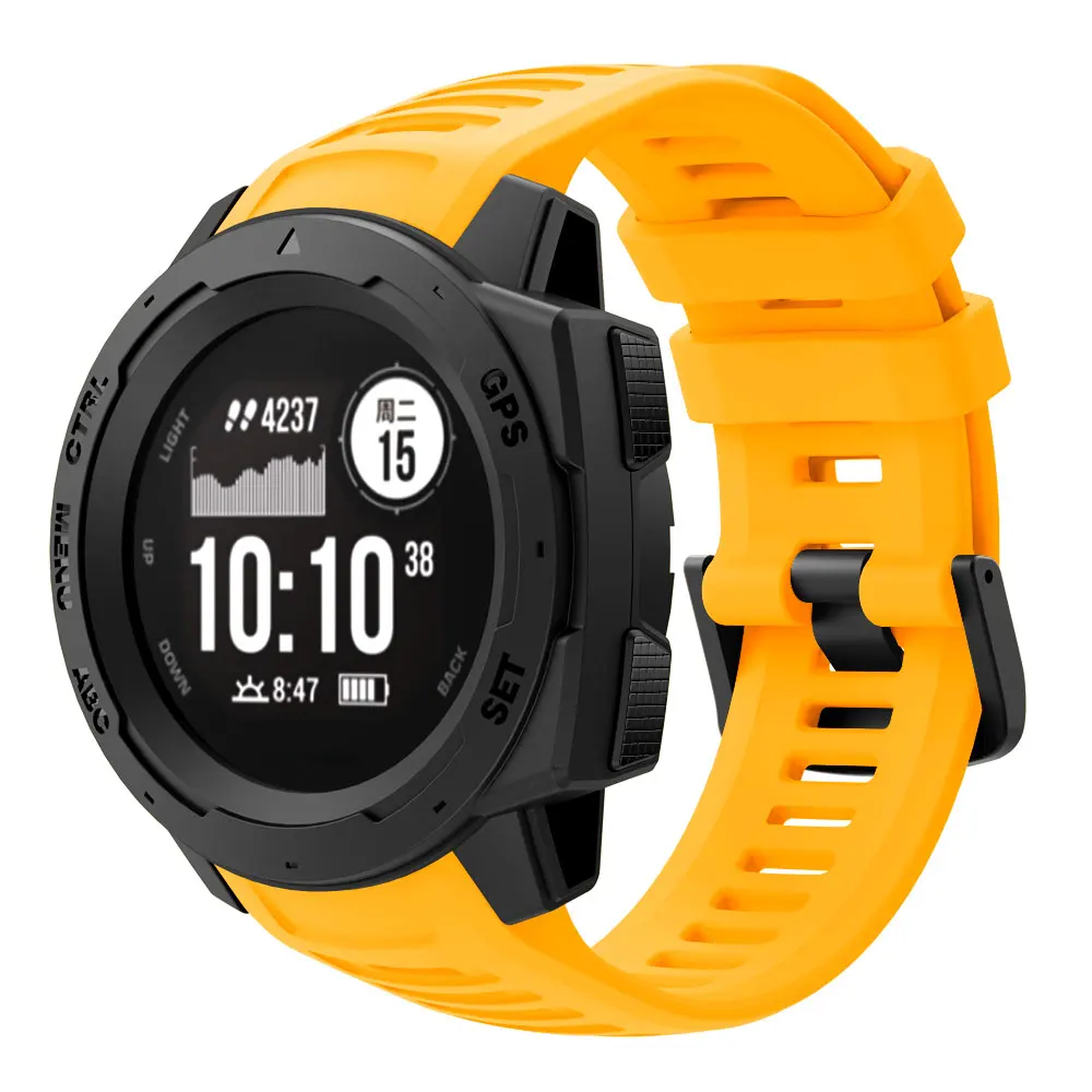 Силиконовый спортивный ремешок для часов Ремешок для Garmin Instinct Smartwatch Браслет ремень сменный Браслет для часов для Garmin Instinct Correa