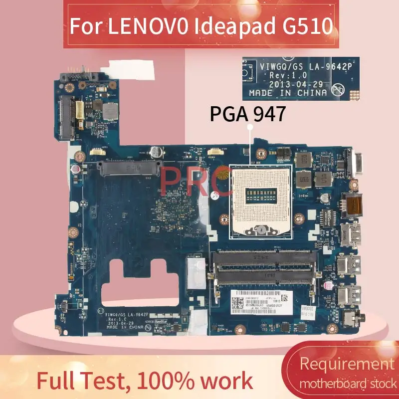 lenov0 ideapad g510 90003684 placa principal para laptop sr17e ddr3 Placa-mãe para notebook - Imagem 2
