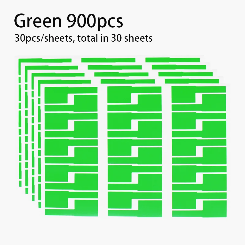 de gravata, marcação, organizador de etiqueta, ferramenta de gerenciamento, 900 peças