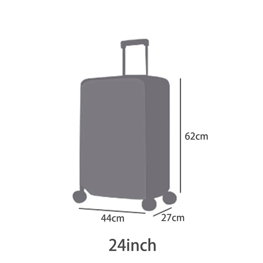 

Hot 20/22/24/26/28 Transparent Luggage Cover Waterproof Suitcase Cover Travel PVC Thickening Dustproof Protective Cover #H12^