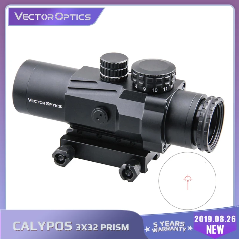 Оптический прицел Vector Optics Calypos 3x32 SFP Prism тактический AR15 для винтовки 1/2 MOA с 11