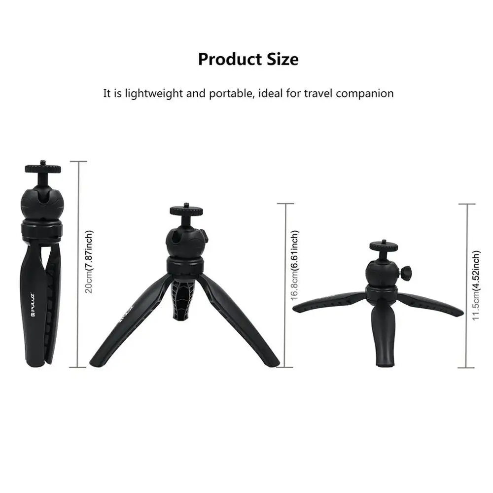 Puluz 20 см держатель для камеры Mini Statief Flexibele крепление для смартфонов, Gopro, Dslr камеры s