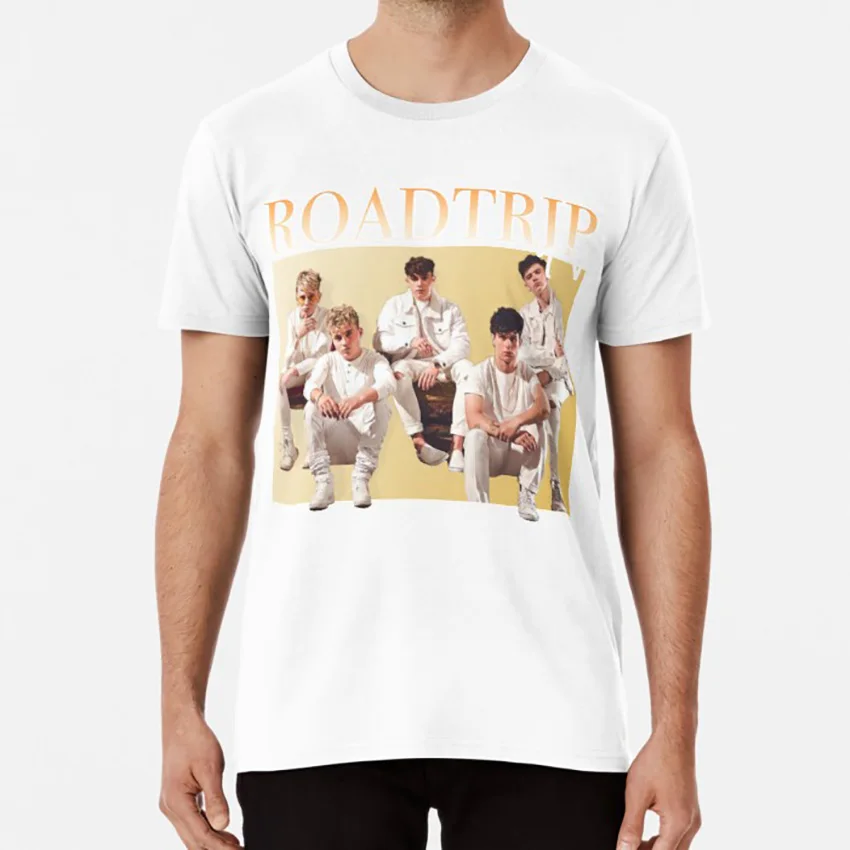 Вдохновленная в 80 х стиле футболка для поездок на дорогу roadtriptv ryanbeaumont kaklynwyatt