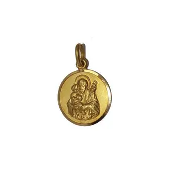 

Gold medal sterling round 16mm with image of San Jose