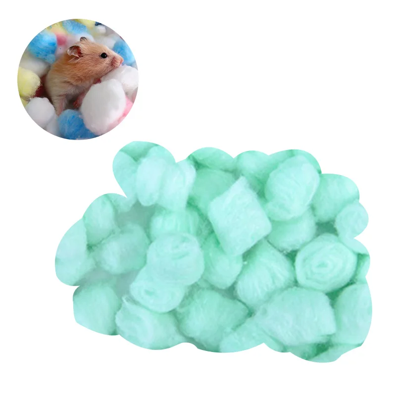 100Pcs/Bag Pet Toy Colorful Winter Cotton Ball Cute House Filler Supply