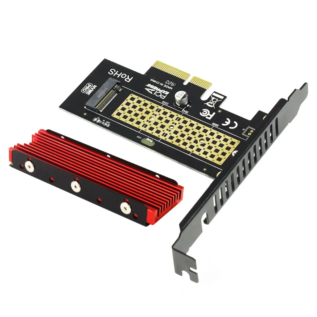 JEYI комбинированное охлаждение теплоотвод Warship + SK4 m.2 SSD к PCIE 3 0 X4 адаптер карта M