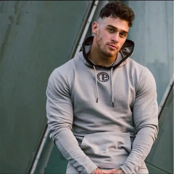 

Autumn New Men's Jogging Gyms Bodybuilding Workout Suits Tide Brand Men's Self-cultivation Outdoor Running Clothes + Trousers