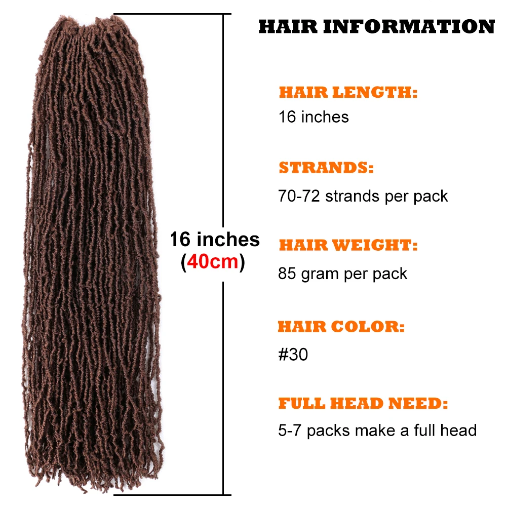 Faux Micro Locs Crochet Hair 16 Inch Sister Locks Hair Extensions Natural Curly DreadLocks Mini African Roots Black Brown Red Faux Micro Locs Crochet Hair 16 Inch Sister Locks Hair Extensions Natural Curly DreadLocks Mini African Roots Black Brown Red