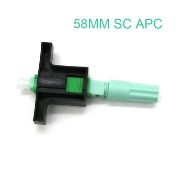 

Embedded-SC UPC Fiber Optic Quick Connector FTTH Single-Mode Fiber Optic Fast Connector Field Assembly Optical 58MM Connector
