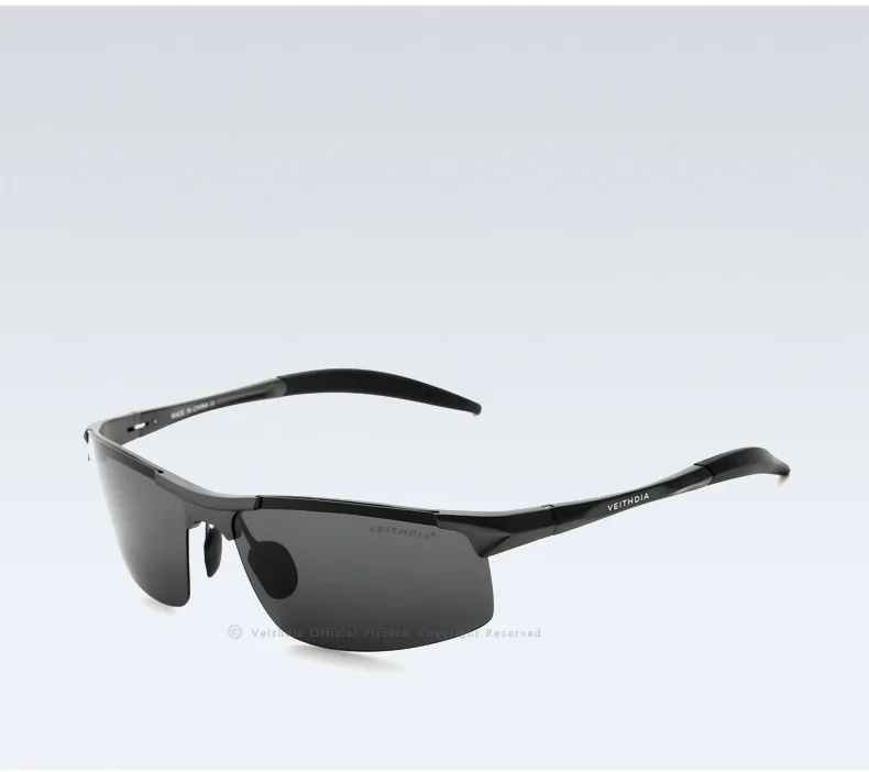 VEITHDIA Модные поляризованные солнцезащитные очки мужские роскошные брендовые дизайнерские винтажные вождения солнцезащитные очки для мужчин UV400 V6518