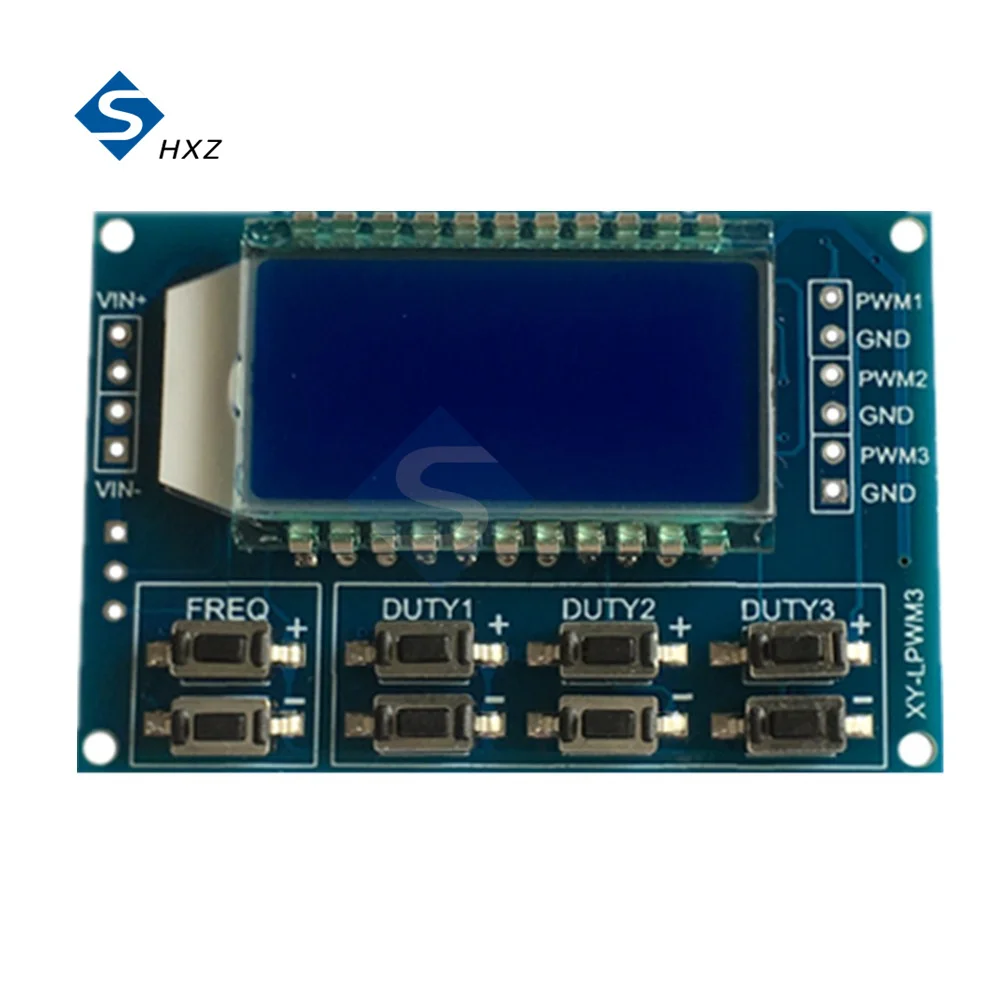 3 Channel LCD Backlight Digital Signal Generator Square Wave PWM Pulse Frequency Duty Ratio Adjustable Module 1Hz-150Khz 4