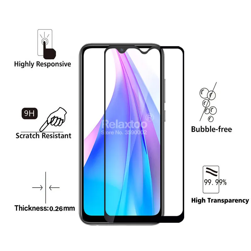 Закаленное стекло для камеры 2 в 1 Защита экрана Xiaomi Redmi Note 8 T t защитная пленка