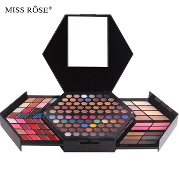

MISS ROSE Six Deformed Powder Box Make-up Plate, High Gloss Pink Blush Makeup Box, Eye Shadow Makeup Box