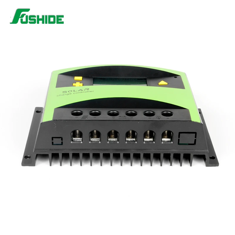 FUSHIDE PWM солнечный контроллер заряда 50A с ЖК дисплеем и автоматическим