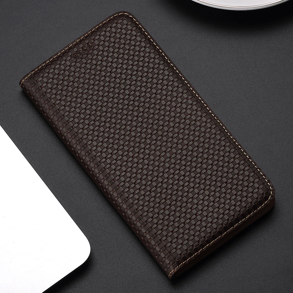 Magnetic Genuine Leather Flip Wallet Phone Case Book Cover