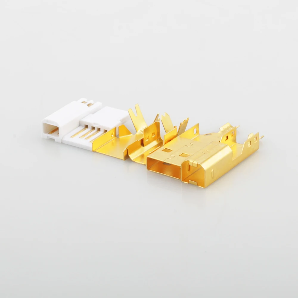Hi End позолоченный USB разъем A + B Тип для DIY кабель сделано в Тайване|plug type|type bplug type b |