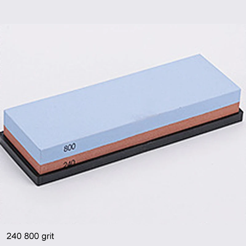 240 800 grit Нож Многофункциональная точилка точильный камень двухсторонний 1 шт. точильные камни кухонный инструмент портативный шлифовальный камень - Цвет: 240 800 grit