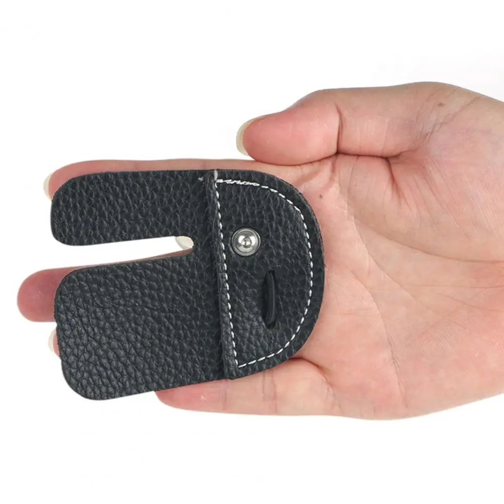 Archery Finger Tab Anti Slip Exquisite Appearance Shooting Practice Gear Finger Protect Guard Archery Tab for Training