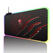 

Rgb Mouse Pad Xl Led Mause Pad Msi Mousepad Pc Gamer Desk Mat Gaming Accessories Msi Mouse Mats Xxl Mice Keyboards Baxklit Mat