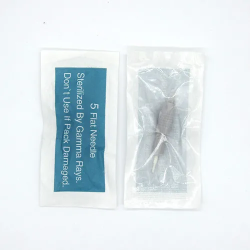 5R needle x 100pcs Charmer Princesse Набор для постоянного макияжа с сенсорным экраном, машинка для бровей, губ, машинка для подводки глаз с 1 шт. картриджа, иглы - Цвет: 5R needle x 100pcs