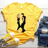 Grease Retor Shirt Grease Ladies Musical Print T Shirt Harajuku Vintage Style Top Tees 1